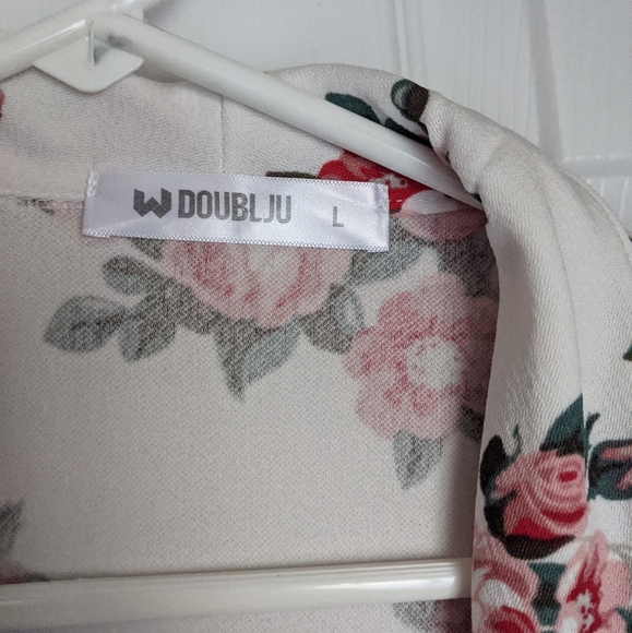 Floral open cardigan jacket - Picture 5 of 5